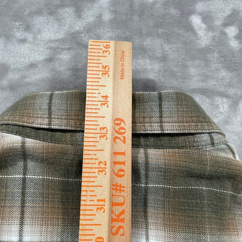 Carhartt Shirt Mens 2XL Tall Flannel Plaid Relaxed Fit Workwear - Picture 6 of 7